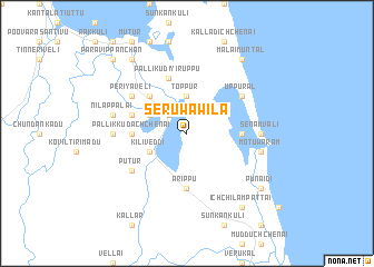 map of Seruwawila