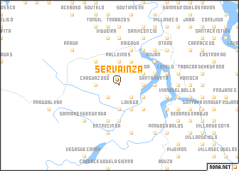 map of Servainza