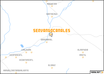 map of Servando Canales