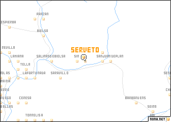 map of Serveto