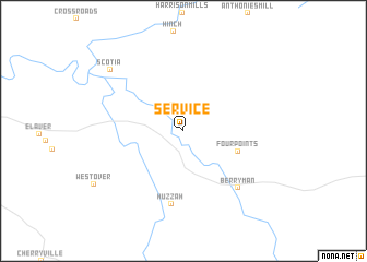 map of Service