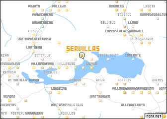 map of Servillas