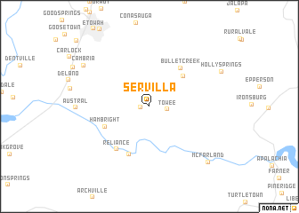 map of Servilla