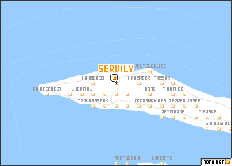 map of Servily