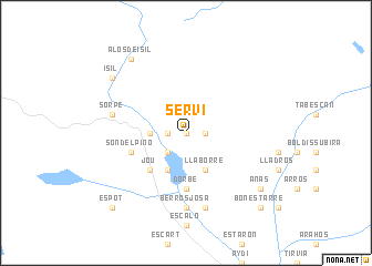 map of Servi