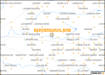 map of Servon-sur-Vilaine