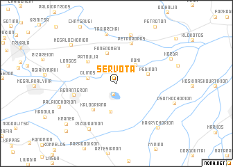 map of Servotá