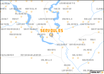 map of Servoules