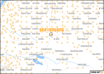 map of Seryŏn-dong