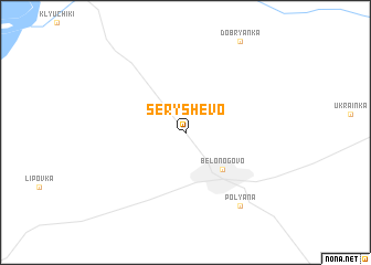 map of Seryshevo