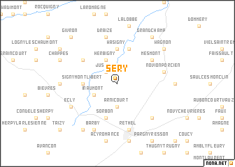 map of Séry