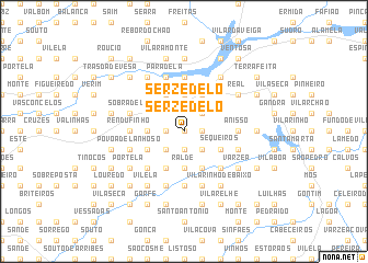 map of Serzedelo