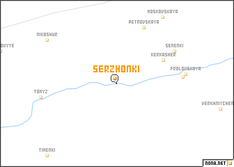 map of Serzhonki