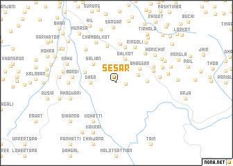 map of Sesar