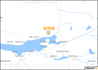 map of Sesås