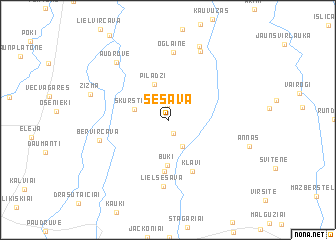 map of Sesava