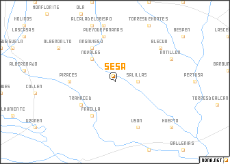 map of Sesa