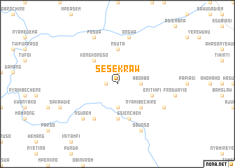 map of Sesekraw