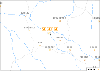 map of Sesenge