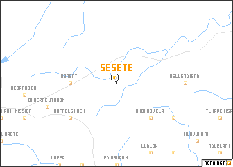 map of Sesete