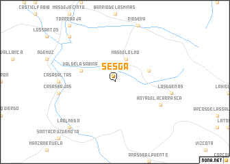 map of Sesga