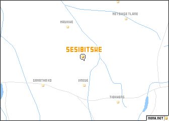 map of Sesibitswe
