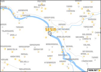 map of Sesim