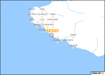 map of Sésivi