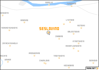 map of Seslavino