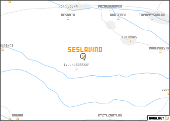 map of Seslavino