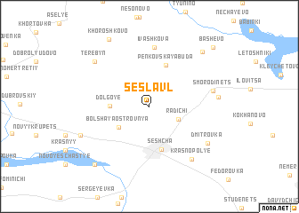 map of Seslavl\