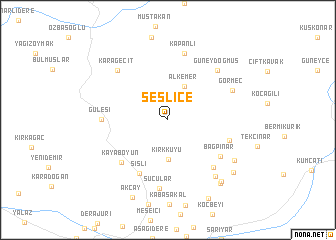 map of Seslice