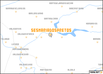 map of Sesmaria dos Pretos