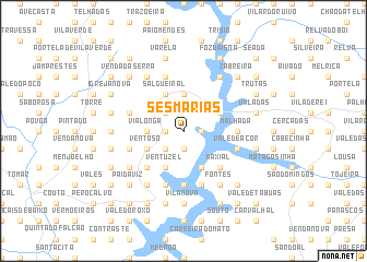 map of Sesmarias