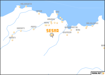 map of Sesma