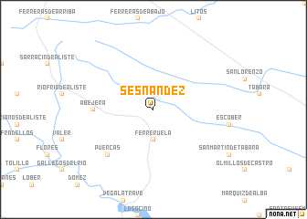 map of Sesnández