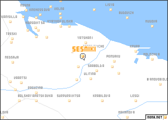 map of Sesniki