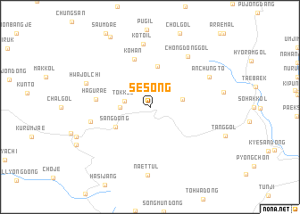 map of Sesong