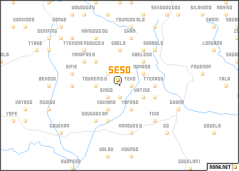 map of Séso