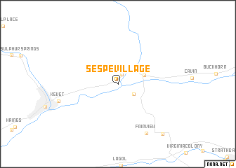 map of Sespe Village