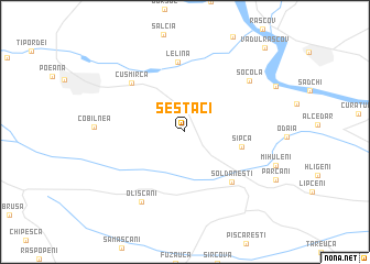 map of Şestaci