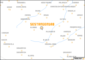 map of Sestan Gerdāb