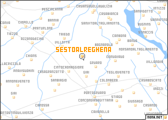 map of Sesto al Reghena