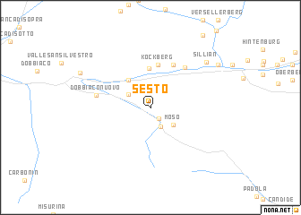 map of Sesto