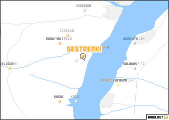 map of Sestrënki