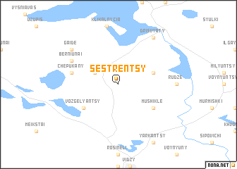 map of Sestrëntsy