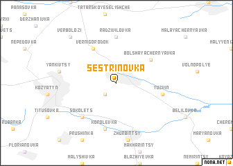 map of Sestrinovka