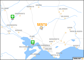 Maps Sestu , Street map Sestu , Tourist map of Sestu , Subway map Sestu , Map of Sestu airports