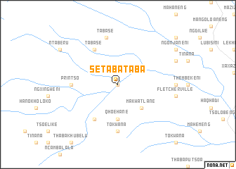 map of Setabataba