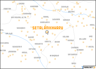 map of Sētalān-i Khwārū